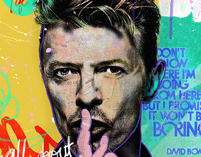 pop art David Bowie