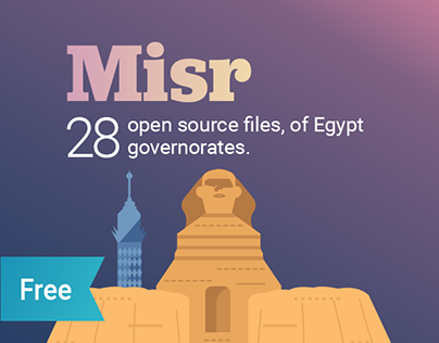 Free 28 open source files of Egypt governorates