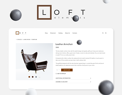 Loft Furniture UI/UX Design