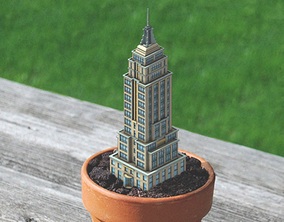 Potted Building