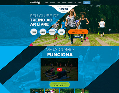Website Onepage Fitfly