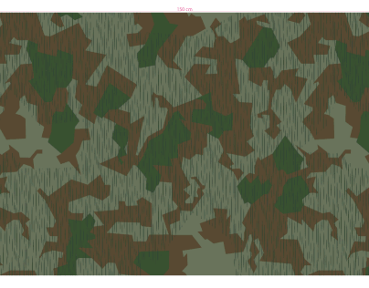 Project thumbnail - Military inspired Seamless Screen print artwork