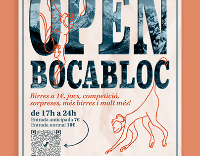Cartel Open BocaBloc