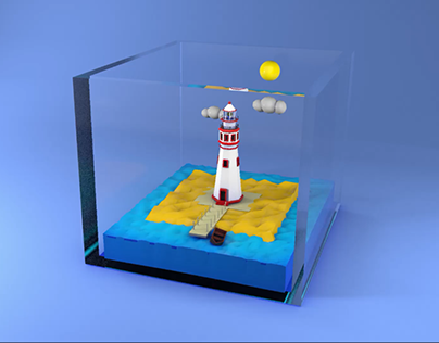 Light house (modeling & animation)