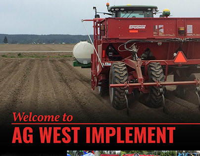 Ag West Implement website