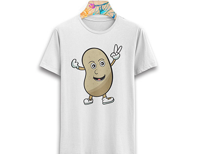 potato cartoon character vector illustration design