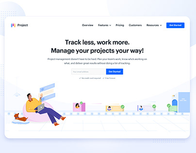 Kissflow - Project Management Software Landing Page