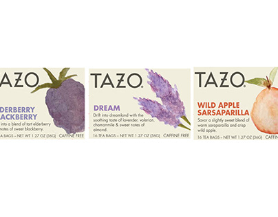 Tazo Tea Packaging Rebrand