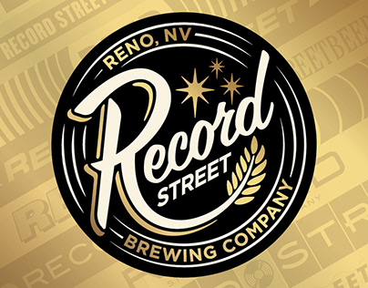 Record Street Brewing Branding and Packaging