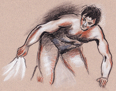 Figure Paintings, Drawings, and Sketches
