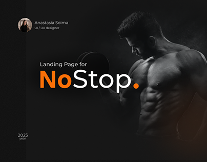 Landing Page For Fitness Club