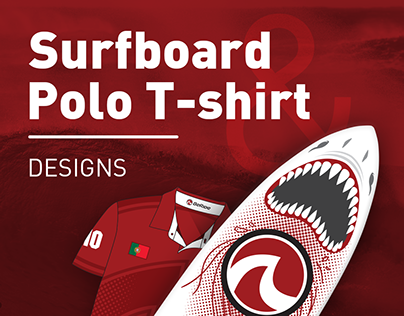 Surfboard & Polo T-shirt Designs