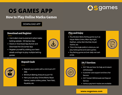 How to Play Online Matka Games on OS Games App