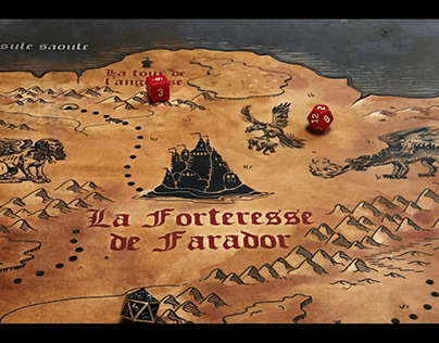 Map Dungeons et Dragons - Film La bataille du Farador