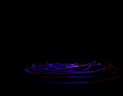 Colorful light painting