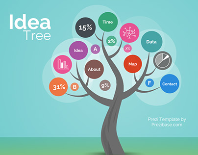 Infographic Idea Tree Presentation Template
