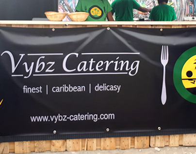 Printproducts for Vybz Catering