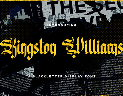Kingston Williams - Blackletter Font