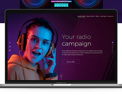 Web design - Radio