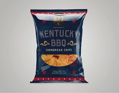 Kentucky BBQ Cornbread Chip Packaging Concepts