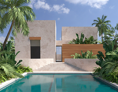 Summer villa concept
