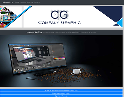 Diseño Web para Company Graphic