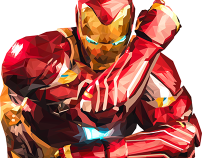 Low-poly Art | Iron-Man | MF Doom