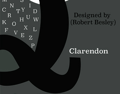 Clarendon typeface design