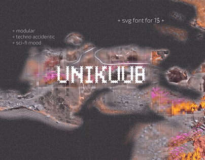 UNIKUUB Sci-Fi & Techno SVG Font
