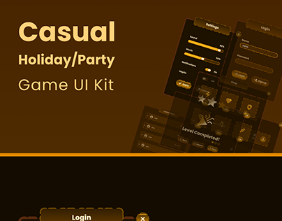 Project thumbnail - Casual Holiday / Party Game UI Kit