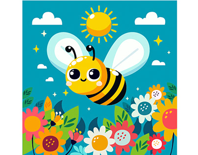 Celebrating World Bee Day Illustration