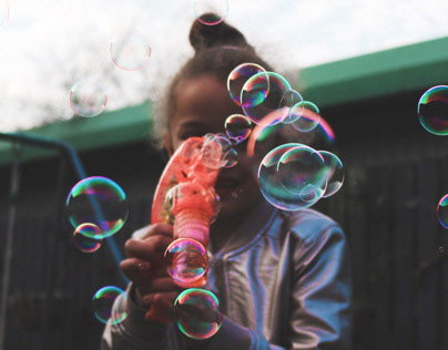 bubble photoshoot