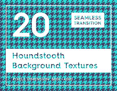 20 Houndstooth Pattern Background Textures ~ DOWNLOAD