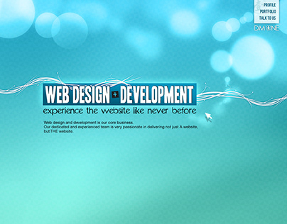 Full Screen Web Banner