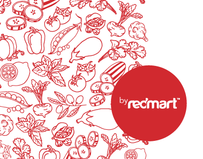 Redmart Dips & Anti-Pasti Packaging Illustration