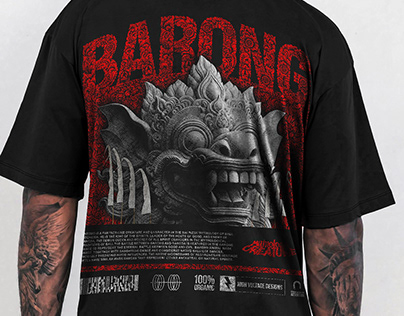 Barong Bali Streetwear Design