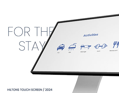 Hiltons Touch Screen ~ App & UX UI Design