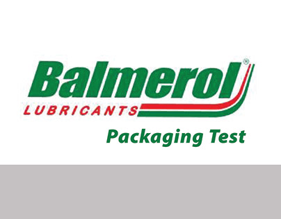 Balmorol Lubricant Packaging Design test