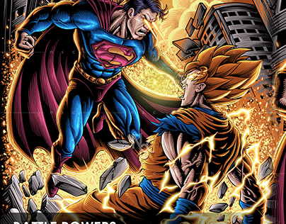 BATTLE SUPERS - Superman vs Goku