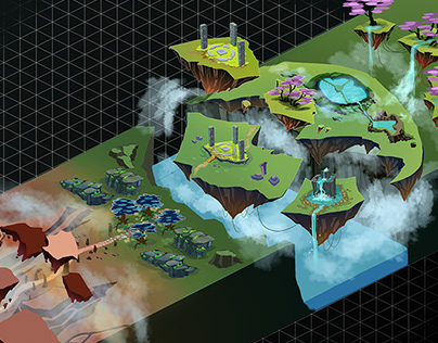 Game Concept Design (Floating Valley)