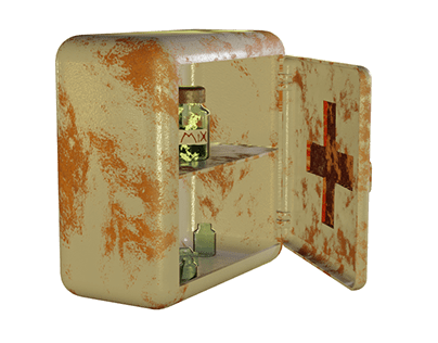 Old First aid box
