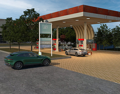 Gas Station│ 3D