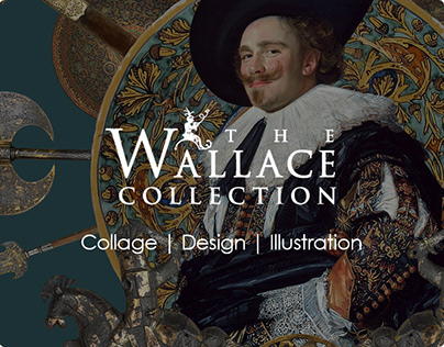 Art collage "Cavalier" for Wallace collection