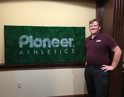 Sheraton - Welcome Pioneer Athletics Astroturf Sign