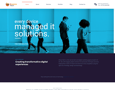 Ighaya Tech ( Website & branding )