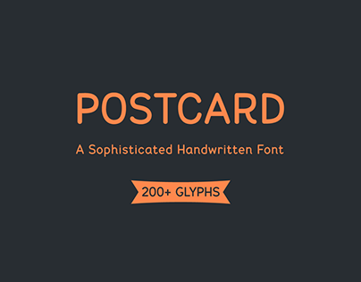 Postcard Font