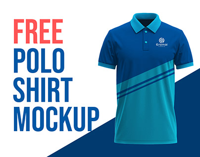 FREE Polo Shirt Mockup Template (High Resolution)