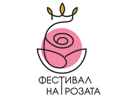 Logo for Rose Festival in Kazanlak, Bulgaria
