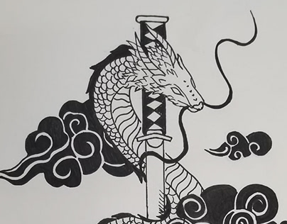 Japanase dragon tattoo