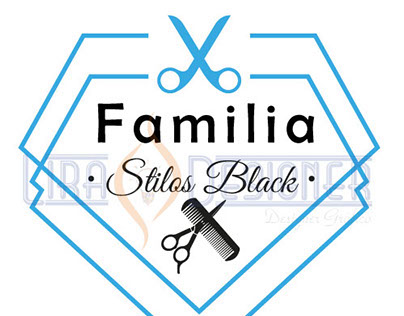 Logotipo desenvolvido para "Familia Stilos Black".